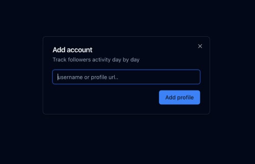 Add account